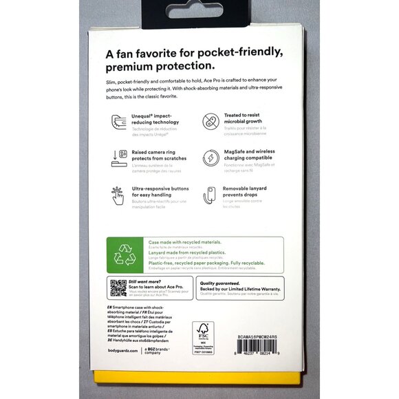 BodyGuardz Ace Pro Case For iPhone Pro Max 2024 With MagSafe & 18-Foot Drop Prot - Picture 2 of 5